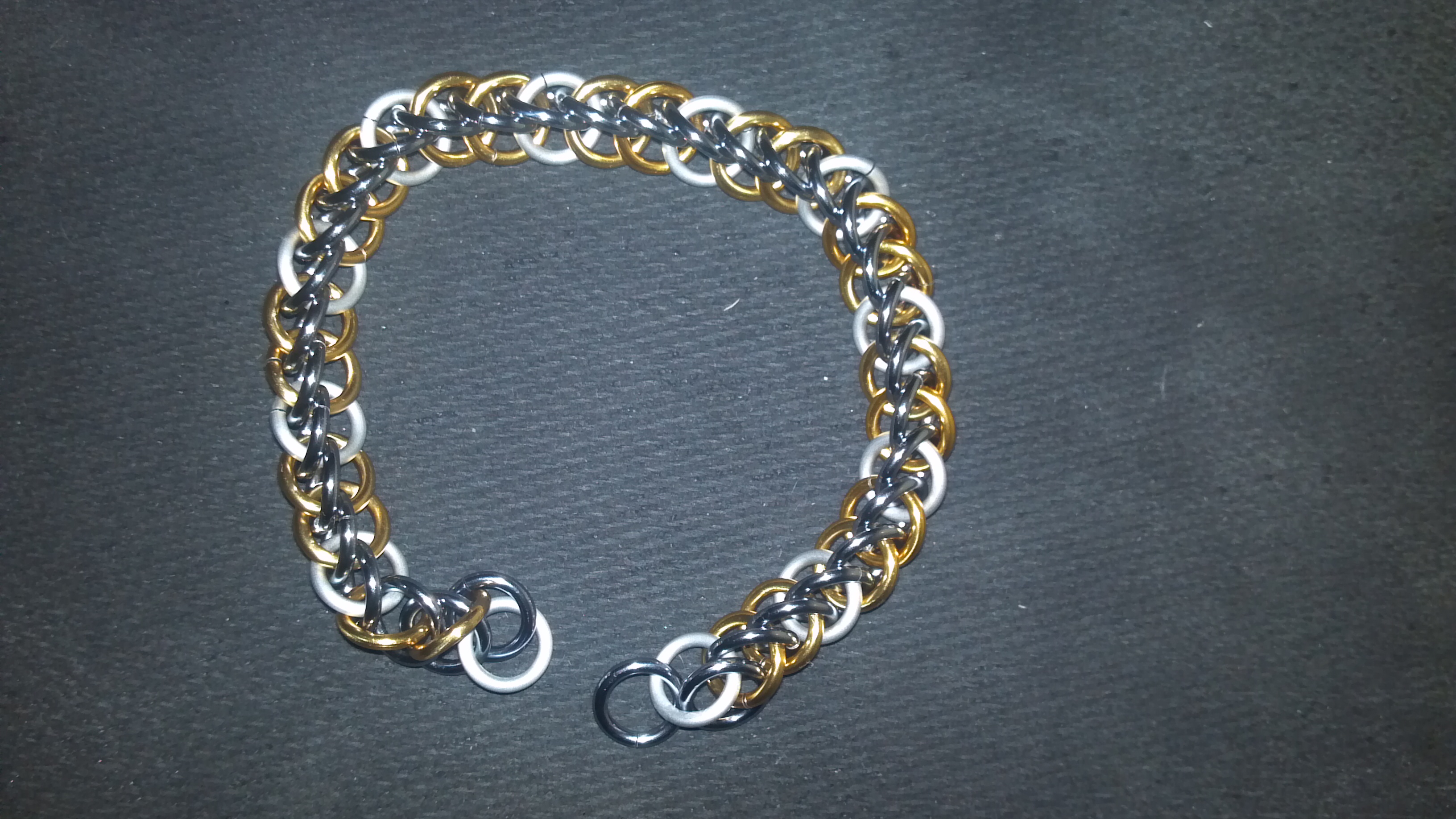 MLP Themed Derpy Hooves Chainmail Bracelet-1