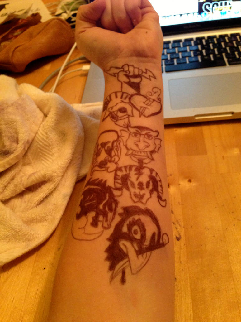 Bioshock Infinite Vigor Pen Tattoo Elizabeth Pond by
