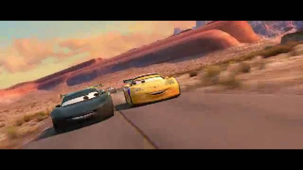 Jeff Gorvette and Lewis Hamilton Radiator Springs