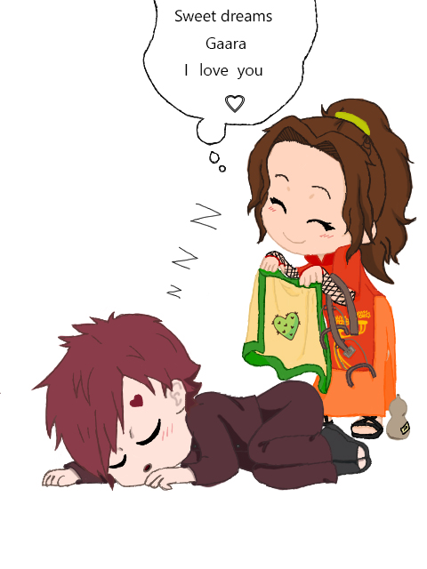 Sweet Dreams-Chibi Gaara and Mizu