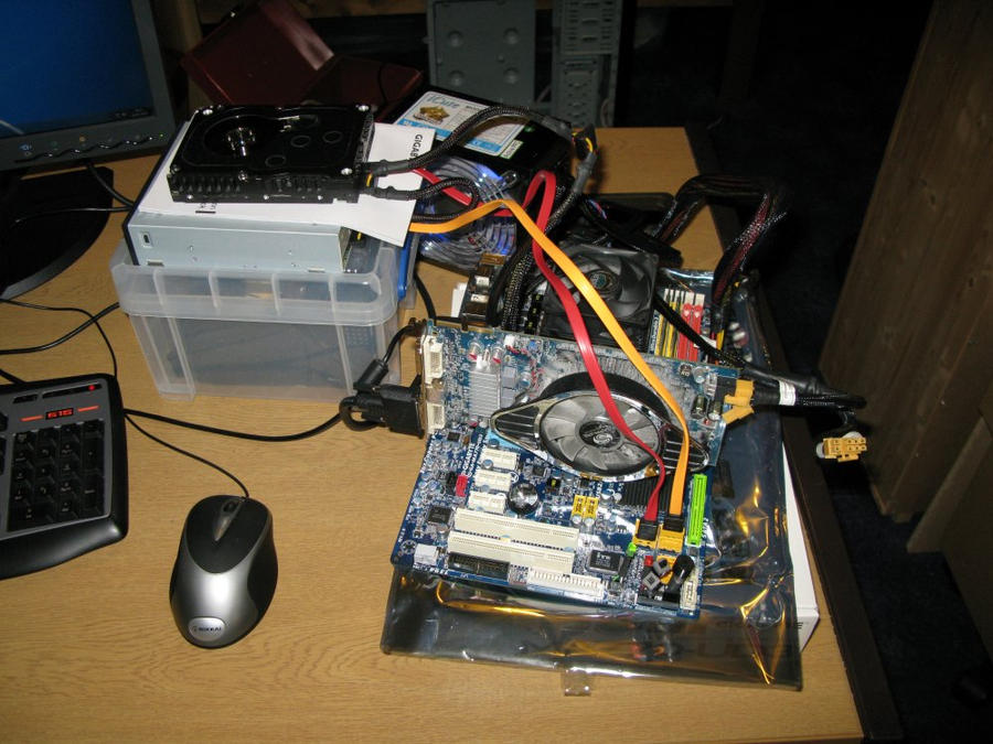 Decomposed Hardware Computer Half Dismantled PC by alloria-sjg on DeviantArt