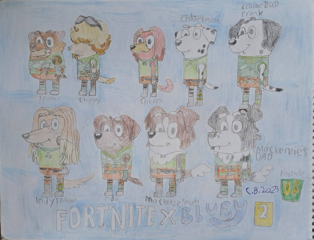 Fortnite x bluey part 2 by cesarinbonbi on DeviantArt