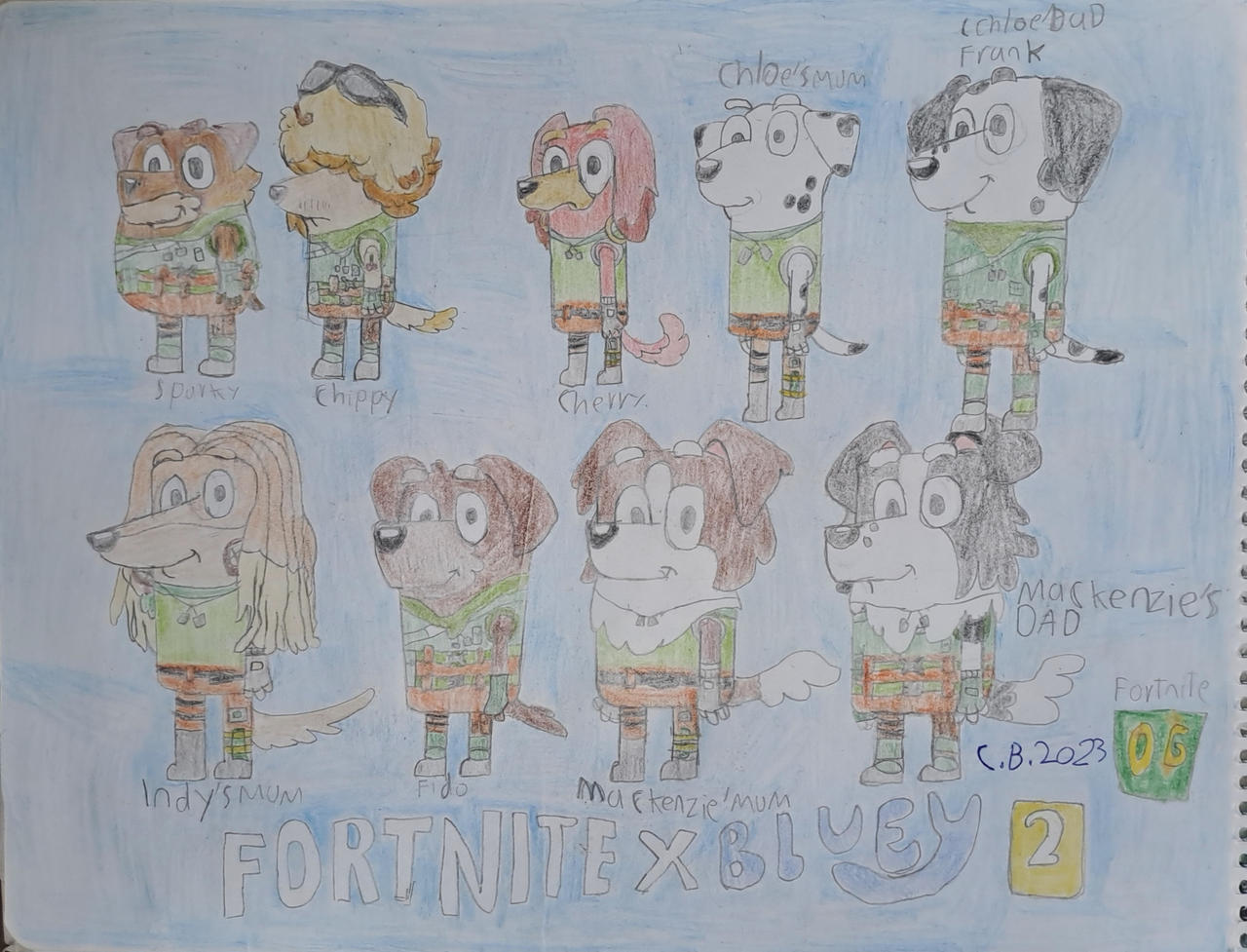 Fortnite x bluey part 2 by cesarinbonbi on DeviantArt