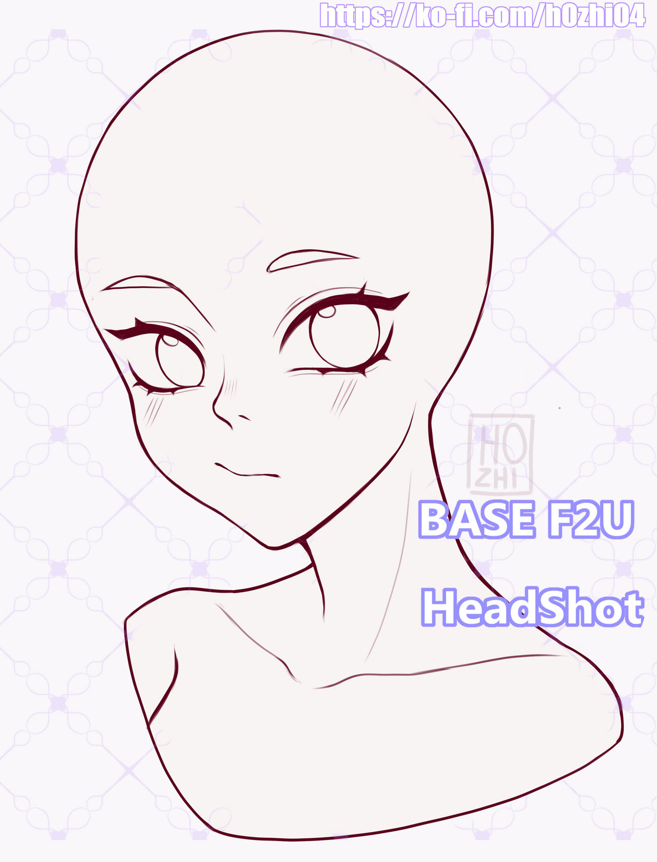 BASE F2U - HeadShot by Hozhi04 on DeviantArt