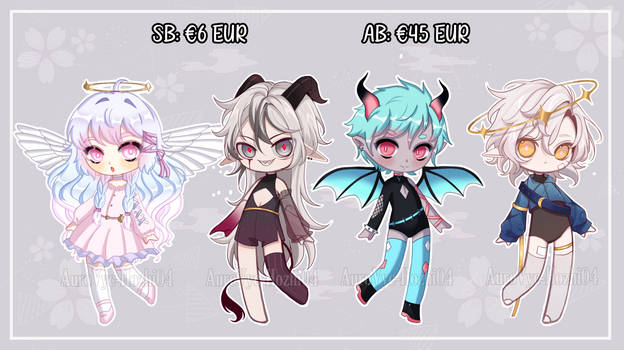 Adoptable Auction CLOSED (#54-55)