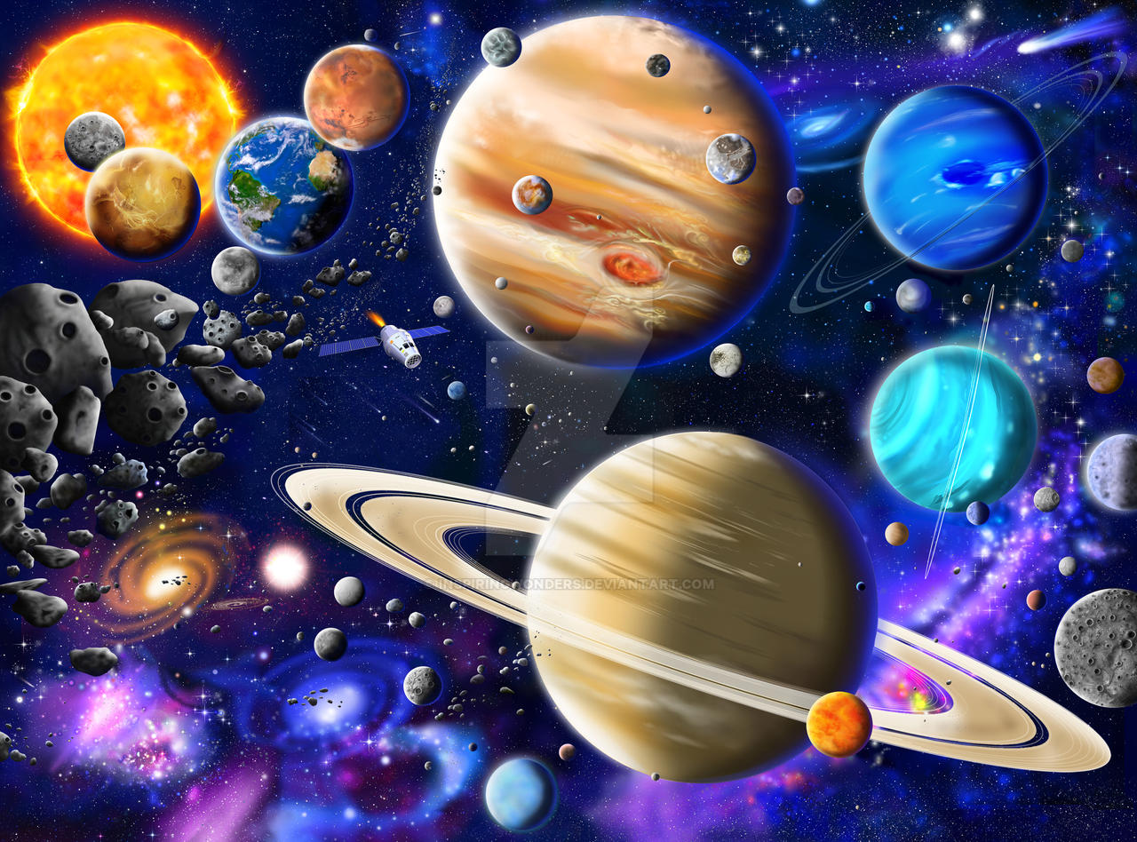 Planets of the Solar System by inspiringwonders on DeviantArt