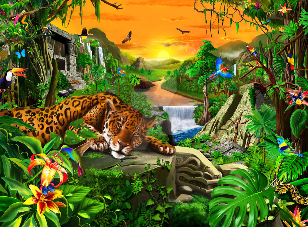 Jaguar's Jungle Ruins by inspiringwonders on DeviantArt