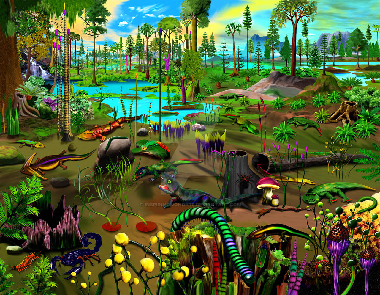 Devonian Time The Late Devonian Period by inspiringwonders on DeviantArt