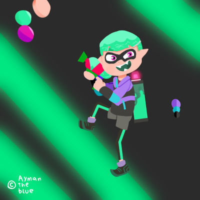 Deviantart Dark Inkling Inkling by AymanTheBlue on DeviantArt