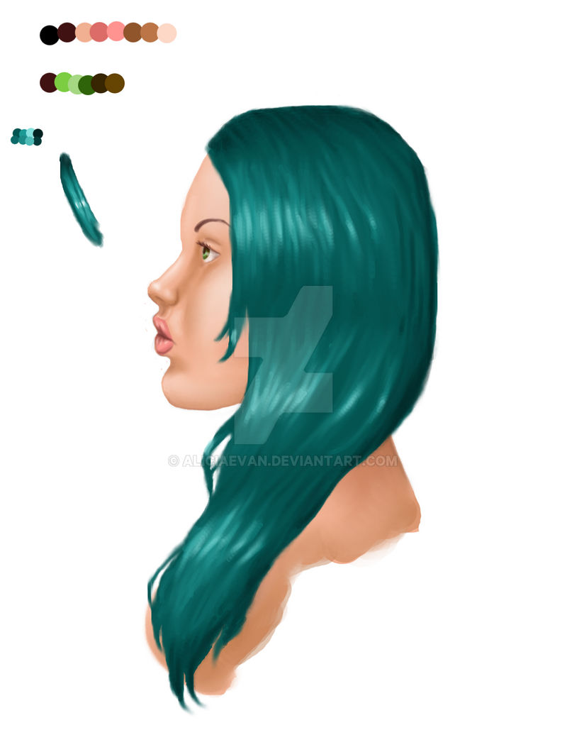 Hair Practice 2 by AliciaEvan on DeviantArt