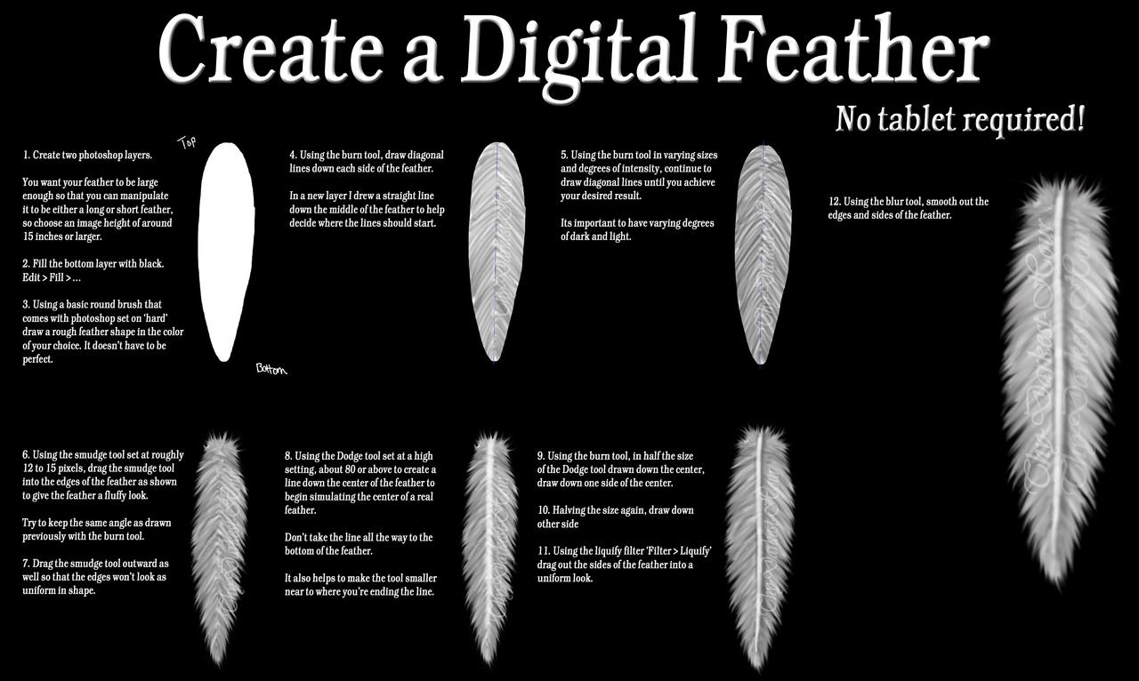 Create Mod Feather Create A Digital Feather by Thy-Darkest-Hour on DeviantArt