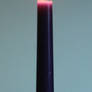 Tapered Lit Candle