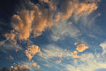 Pink Clouds Blue Sky 02 by Thy-Darkest-Hour