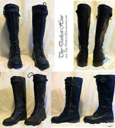 Knee-High Combat Boots