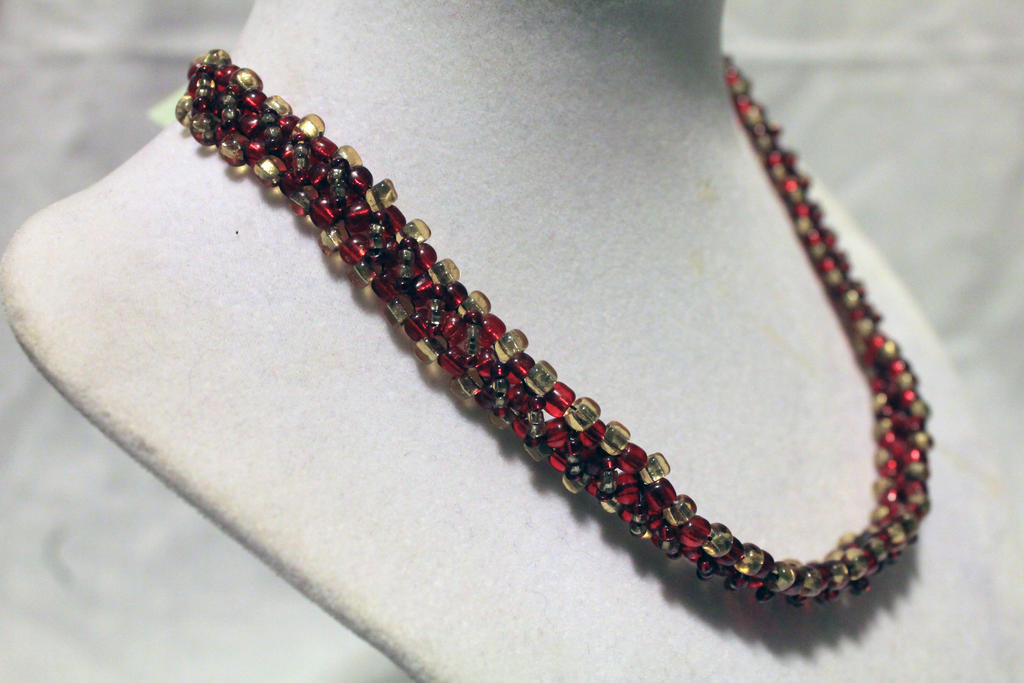 Red n' Gold Choker - FOR SALE