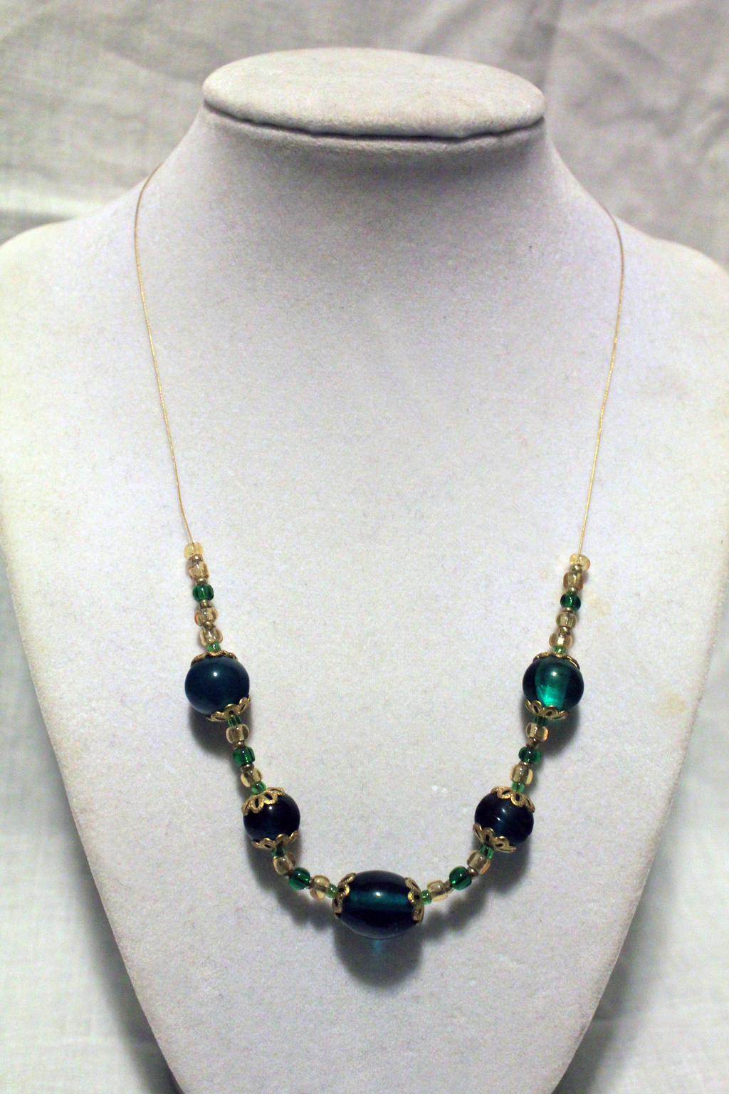 Green n' Gold Necklace - FOR SALE