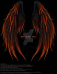 Winged Fantasy V2 - Phoenix Fire PNG PSD