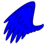 blue wing