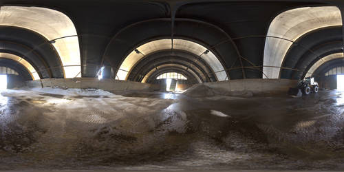 Industrial Area HDRI - Grain Silo