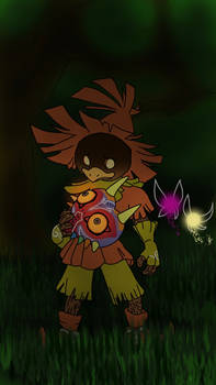 Skullkid within the woods
