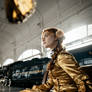 Gold Gown and the Monarch