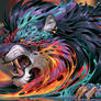 Prismatic Liquid Lion