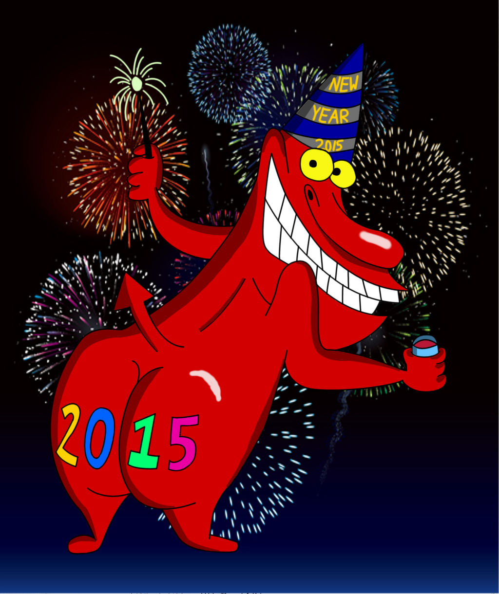 Red Guy New Year 2015