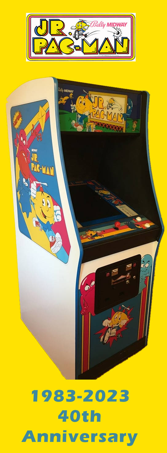 Jr Pac Man Jr. Pac Man 40th Anniversary by ToonGamer23 on DeviantArt