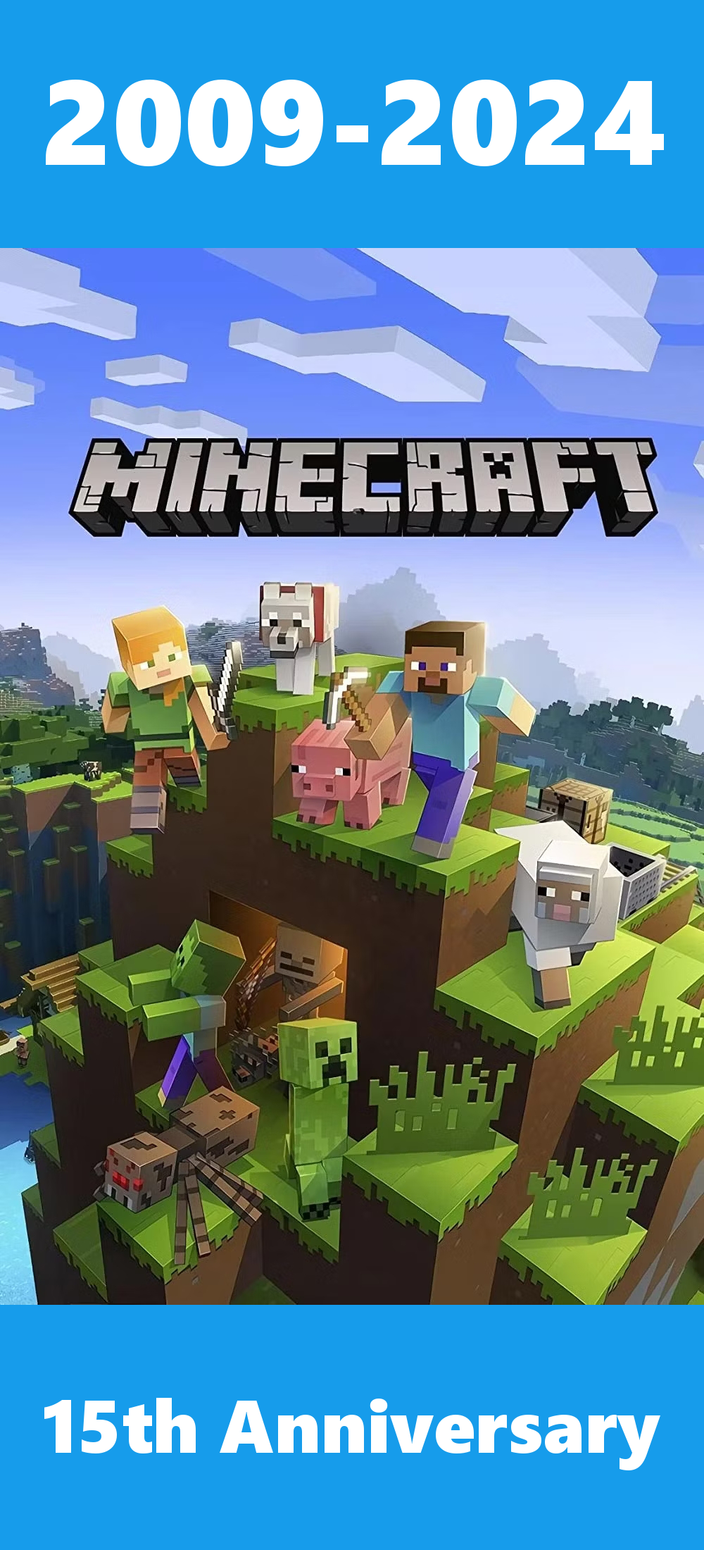 Minecraft Version In 2015 Minecraft 15th Anniversary by ToonGamer23 on DeviantArt