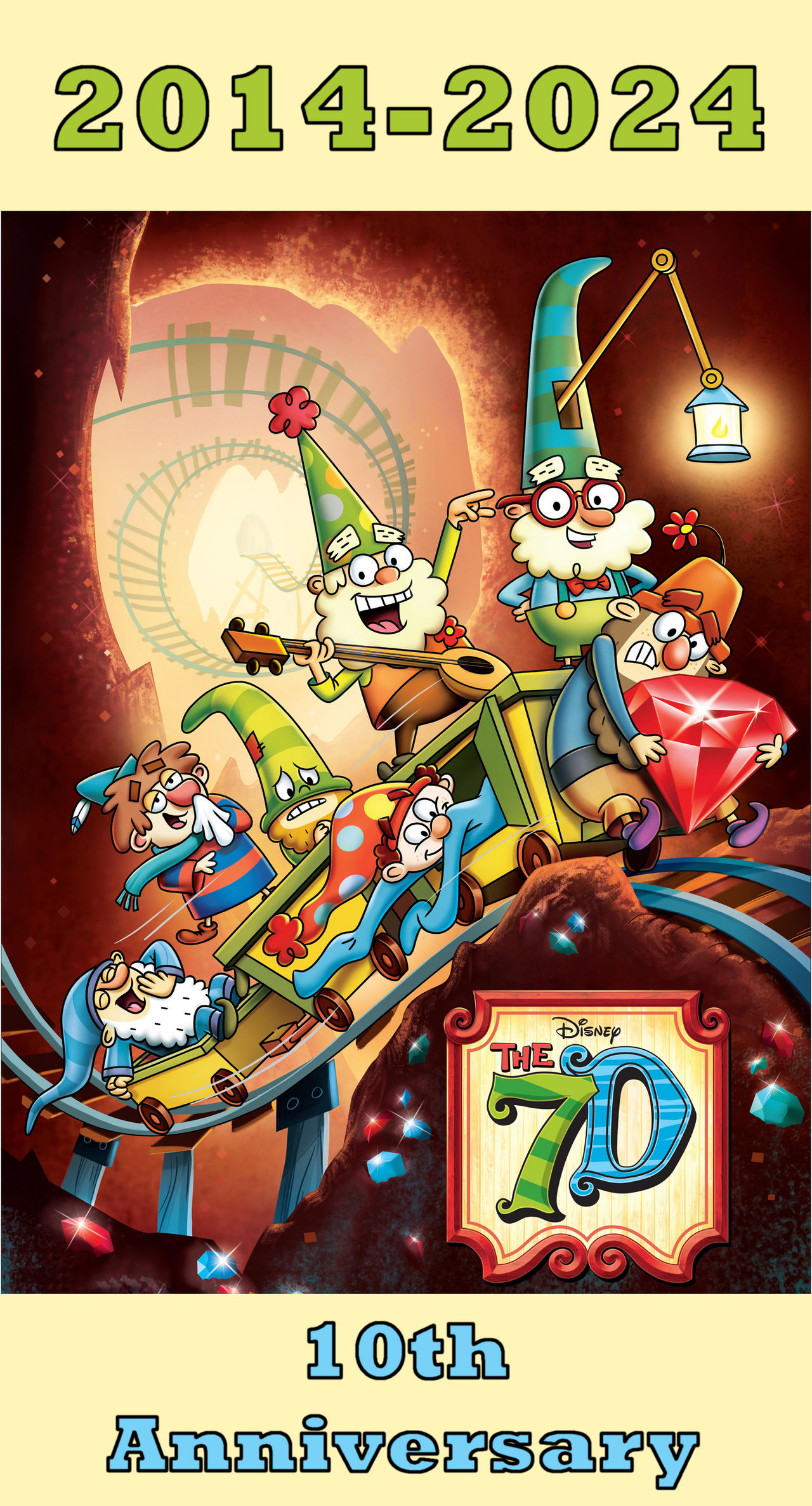 Seven Deocr The 7D 10th Anniversary by ToonGamer23 on DeviantArt