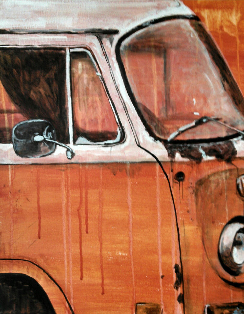 Rusty Orange Bus