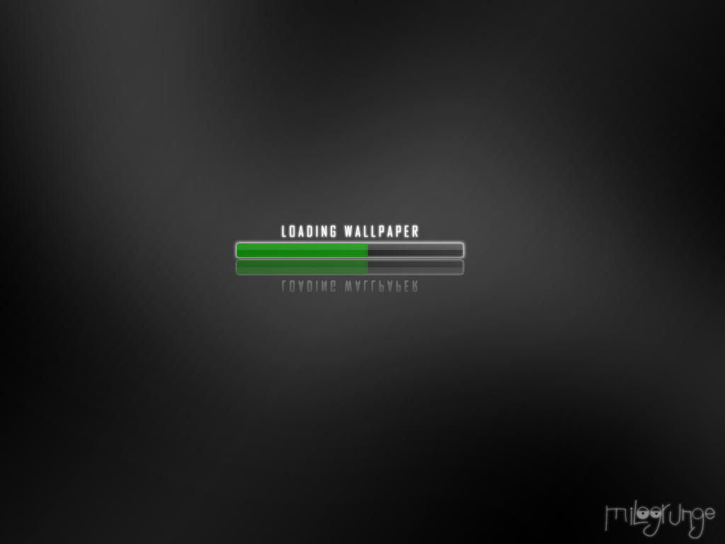 Simple Loading Wallapper Loading Wallpaper by milogrunge on DeviantArt