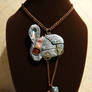 Pendant Steampunk Rabbit 0A