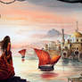 Watercolor - Orient city