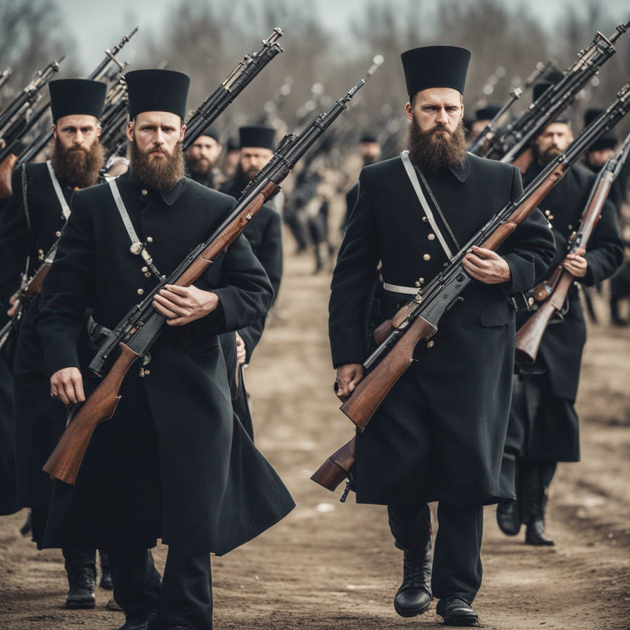 Marching Rifle Make a image of orthadox men marching whit rifles by orthodoxian2000 on ...