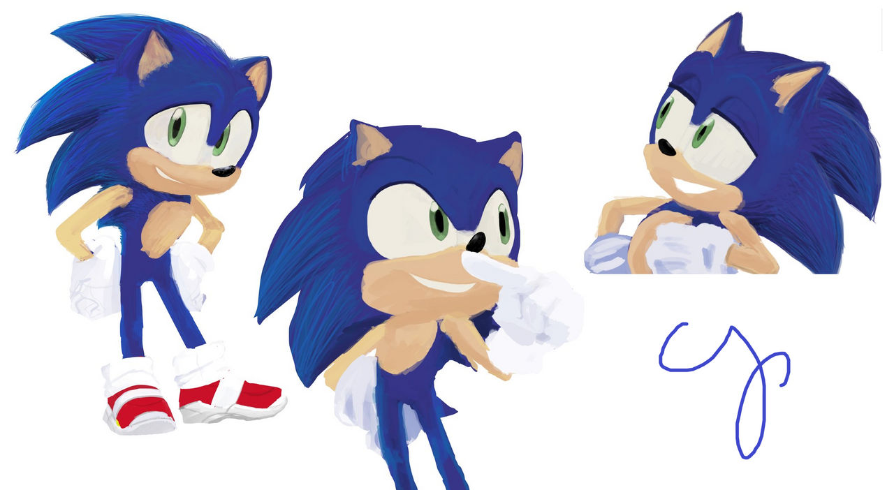 SonicMovie19 Redesign Concept #01 by BlackCat042 on DeviantArt
