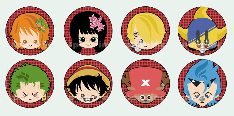 Badges: One Piece by spam-inc on DeviantArt
