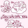 Cozy with cats YCH (Open)