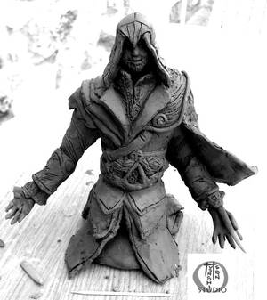 Ezio Clay Sculpture