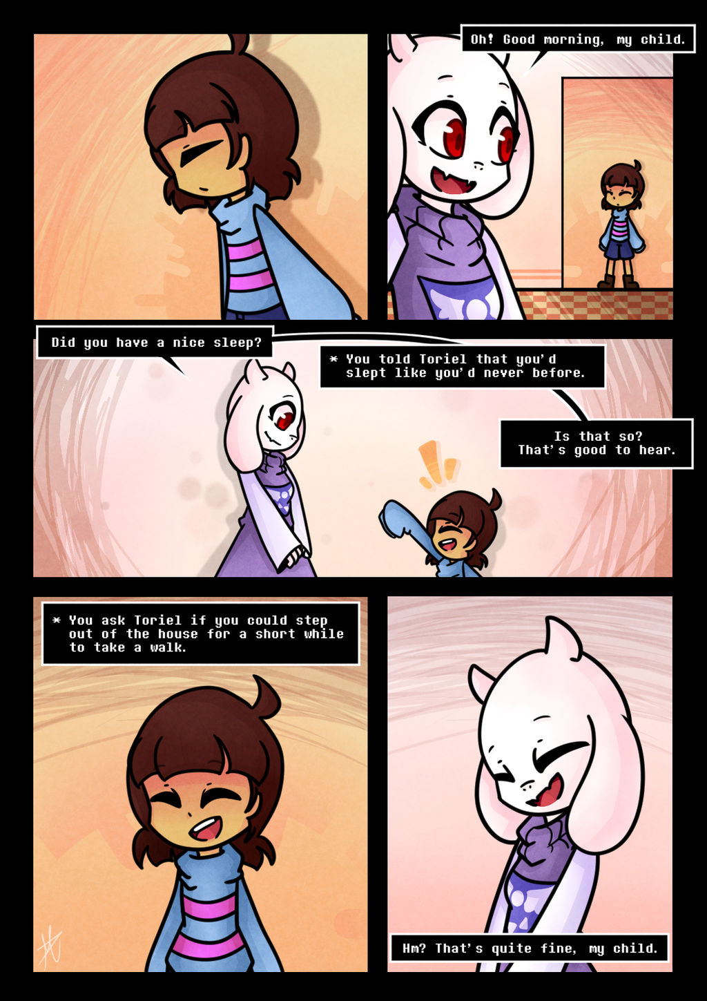 Undertale Comic - Page 1 by NamelessTomato on DeviantArt