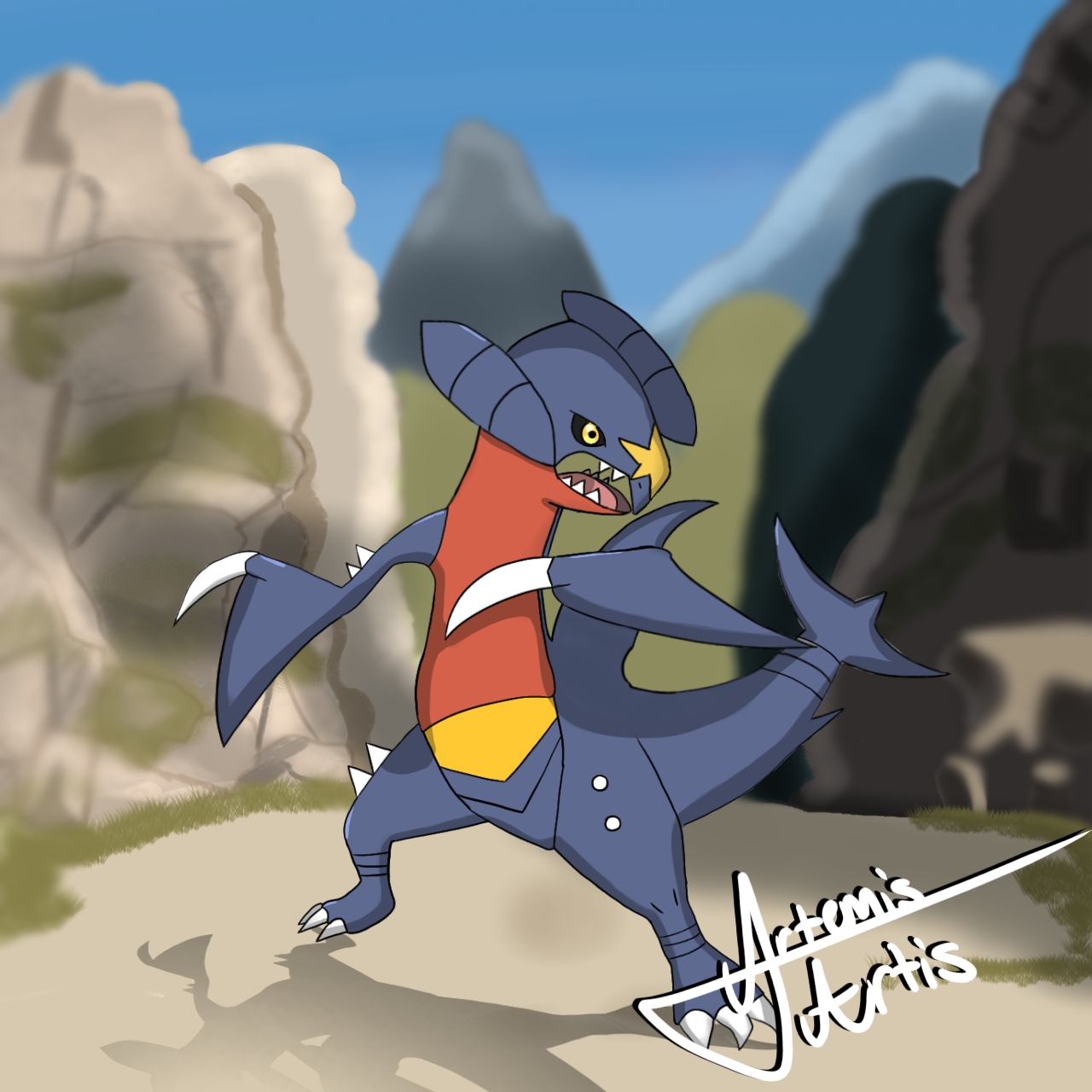 Gar5chomp Garchomp by YumeAngelYT on DeviantArt