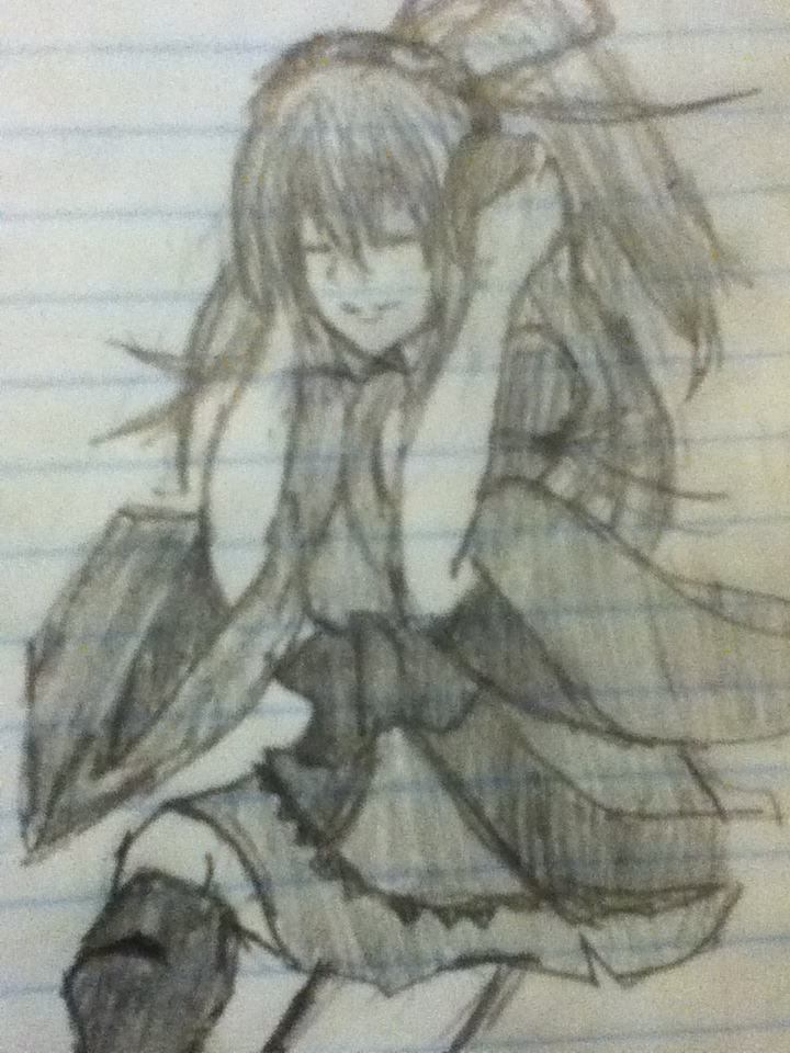anime girl listening to music by drawanimefreak on DeviantArt anime girl listening to music by drawanimefreak on DeviantArt