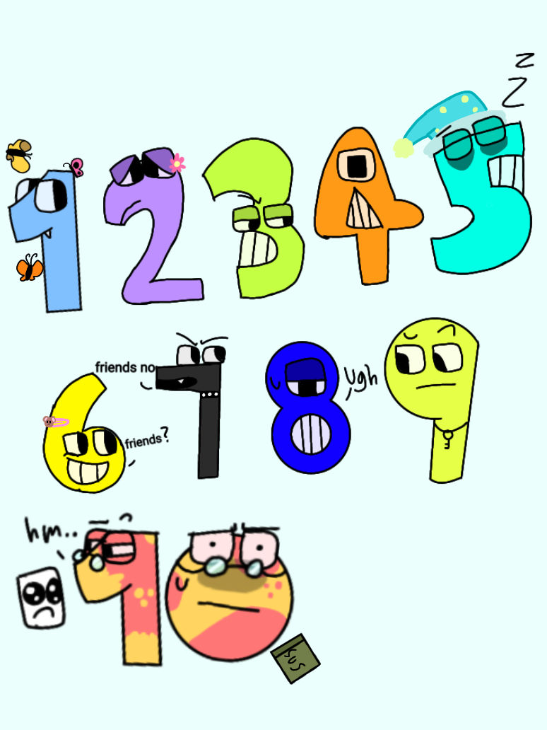 Numbers lore by sofiajoyantao on DeviantArt