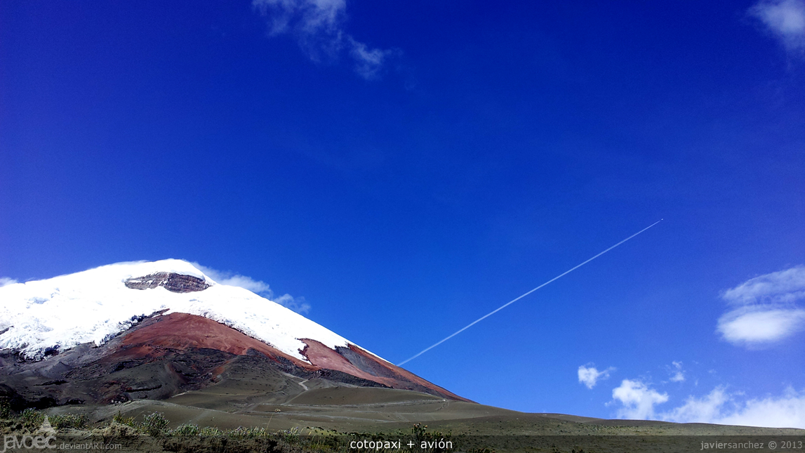 cotopaxi + avion