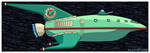 Planet Express Spaceship by javoec