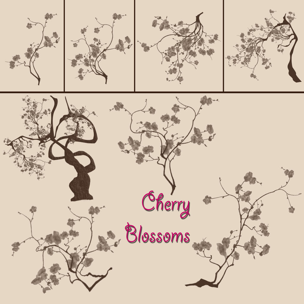 Cherry Blossom Brush Pack 3 Preview By Yvette Cheri Sanders On