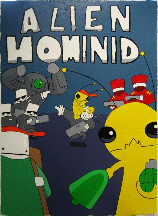 Alien Hominid by anthonyesau on DeviantArt