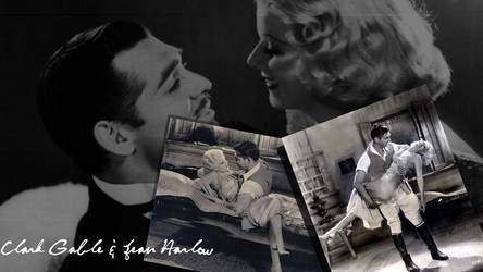 Clark Gable + Jean Harlow