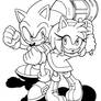 Sonic and Amy by Tracy Yardley!