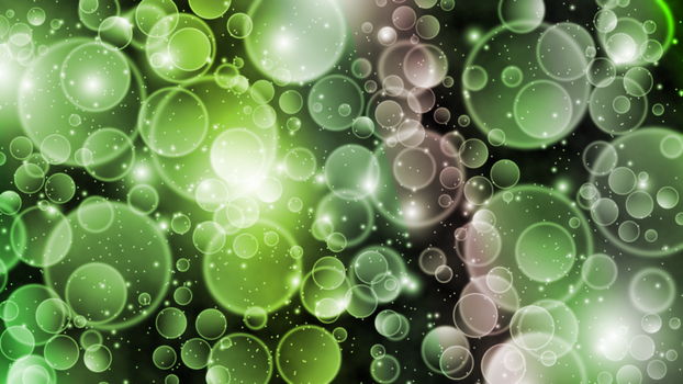 Wallpaper: Circles (greens)